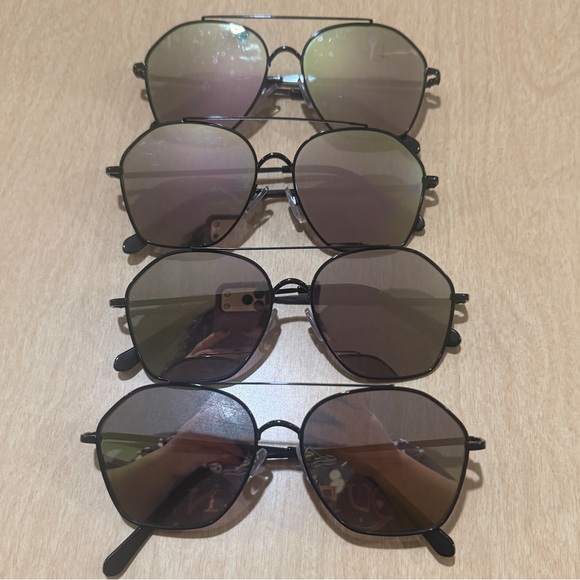 Aviator Reflective Sunglasses - Picture 1 of 2